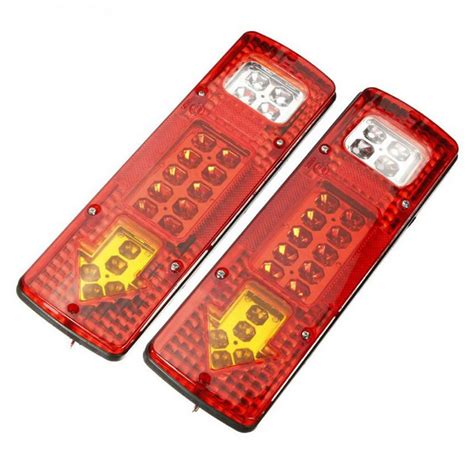 12 24V Truck Trailer Caravan Van Rear Lamp Car Led Rear Lights ...