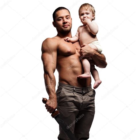 Man Carrying Baby