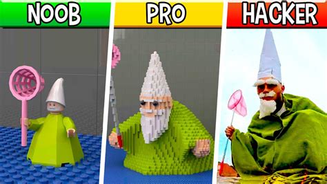 LEGO Crawly The Green Wizard Gnome Noob Pro HACKER MEME YouTube