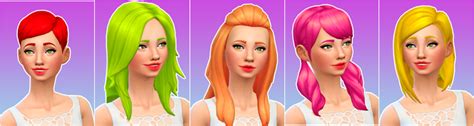 Sims 4 Base Game Hair Recolor