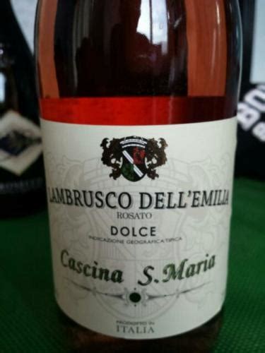 Cascina S Maria Lambrusco Dell Emilia Dolce Rosato Vivino Schweiz