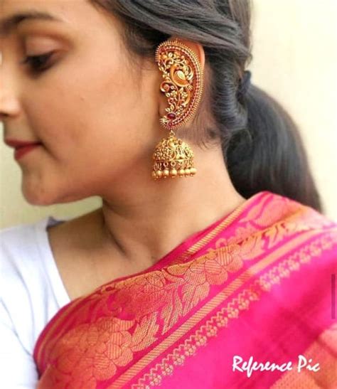 Traditional South Indian Gold Earrings