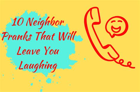 10 Neighbor Pranks That Will Leave You Laughing - BlowUpThePhone.com ...