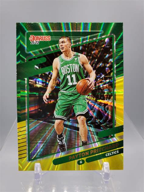 Panini Donruss Basketball Payton Pritchard Green Laser