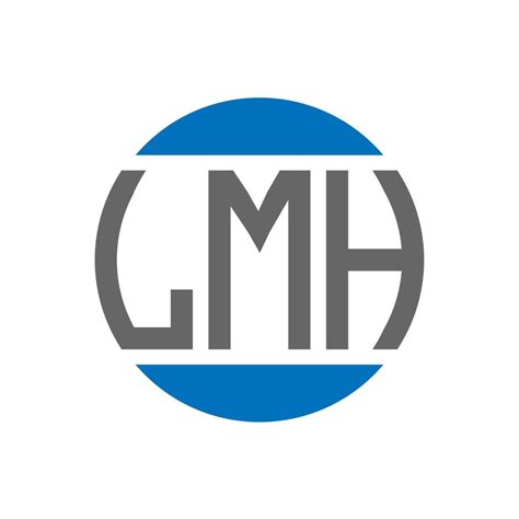 LMH letter logo design on white background. LMH creative initials ...