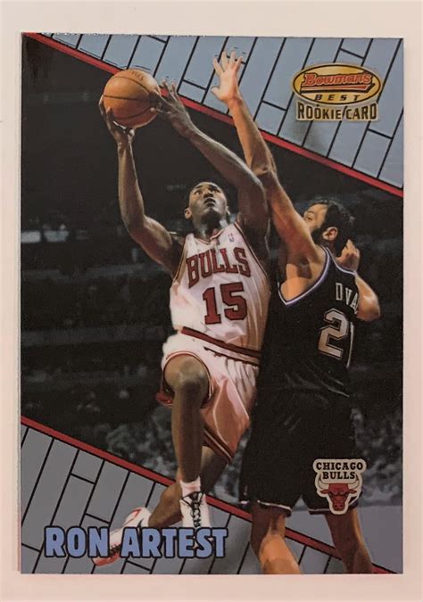 NBA 99 00 Bowmans Best Ron Artest RC 新人卡 Yahoo奇摩拍賣