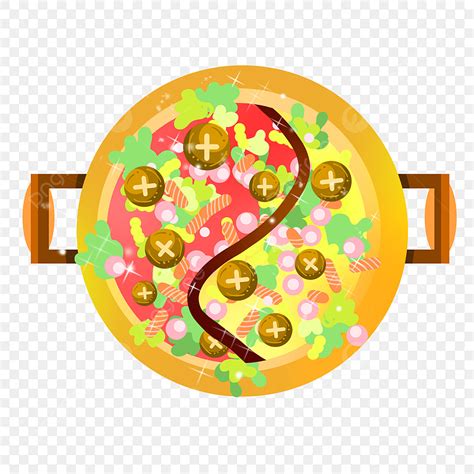 Mandarin Duck Hd Transparent Yellow Mandarin Duck Hot Pot Illustration Yellow Mandarin Duck