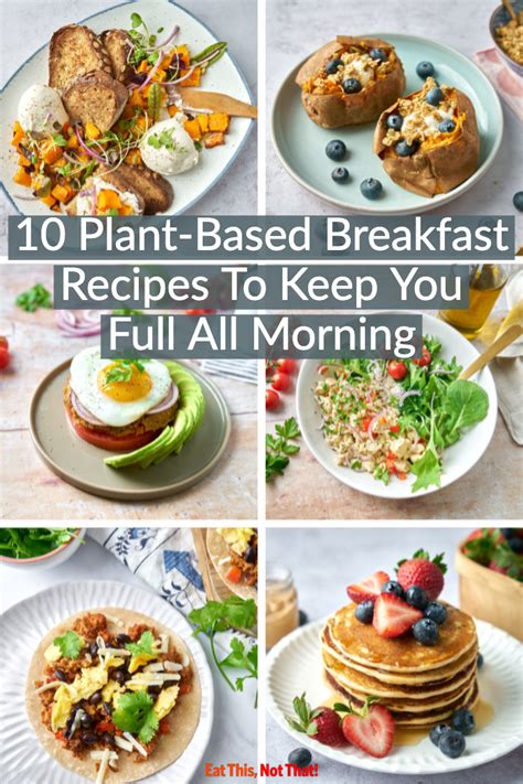 10 Deliciously Simple Plant Based Breakfast Recipes Plant Based Breakfast Food Recipes