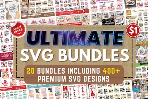 The Ultimate Svg Mega Bundle Bundle · Creative Fabrica