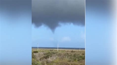 Captan Impresionante Tromba Marina En San Pedro De La Paz