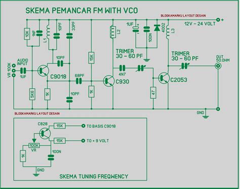 Skema Pemancar Fm With Vco Oscilator Blogkamarku