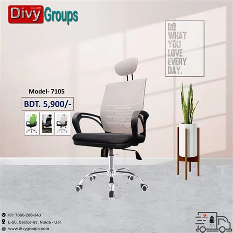 High Back Revolving Office Chairs Black At Rs In Aliganj Id