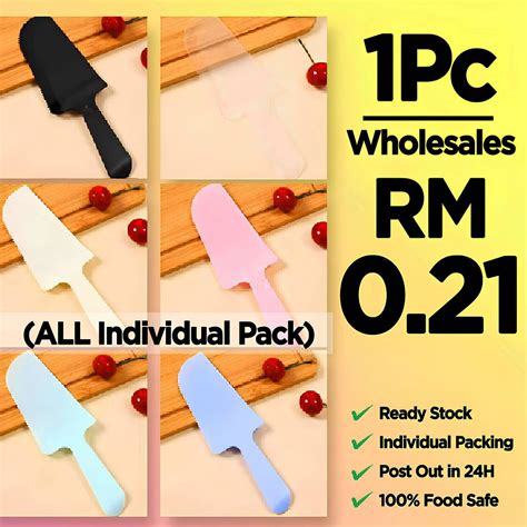 Pc Plastic Cake Knife Ready Stock Disposable Plastic Knife Birthday