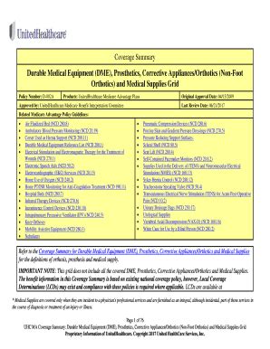 Fillable Online Durable Medical Equipment Dme Prosthetics