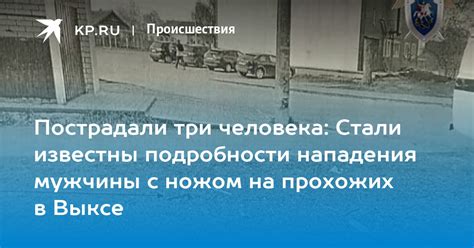 Пострадали три человека Стали известны подробности нападения мужчины с