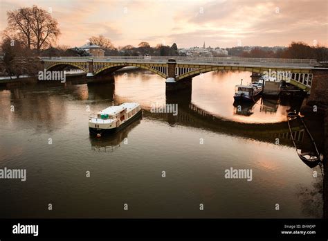 Richmond Upon Thames And The River Thames From Twickenham Bridgesurrey