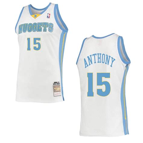 Nuggets Carmelo Anthony 2006 Hardwood Classics Swingman Jersey White - OKNBASHOP