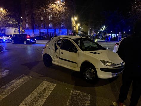 En Im Genes Brutal Accidente En Gij N Entre Un Coche Y Una Moto