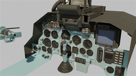 Kwai-Meng Leong - Sukhoi Flanker cockpit WIP