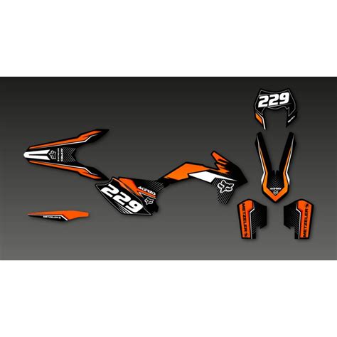 Kit D Co Fox Edition Pour Ktm Exc Idgrafix