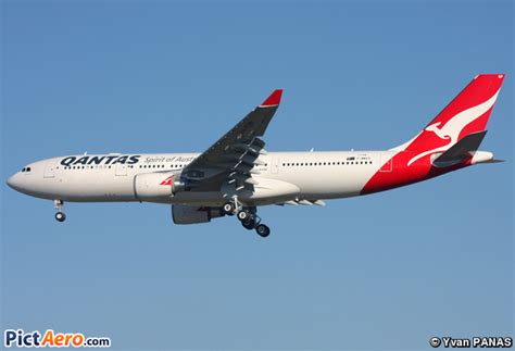 Airbus A330 202 F WWKS Qantas By Yvan PANAS Pictaero