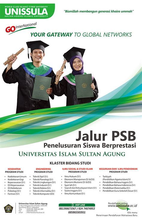 Penerimaan Siswa Berprestasi Sultan Agung Islamic University