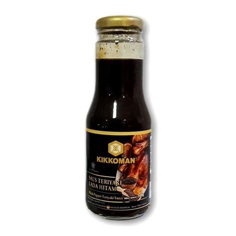 Jual Kikkoman Black Pepper Teriyaki Sauce 300gr Saus Teriyaki Lada