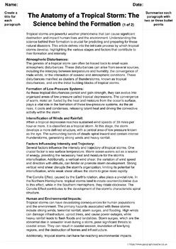 The Anatomy of a Tropical Storm: Formation (Hurricanes And Tornadoes)