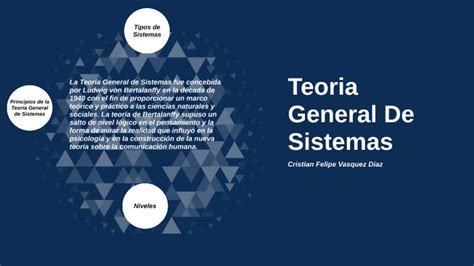 Teoria General De Sistemas By Cristian Felipe Vasquez Diaz On Prezi