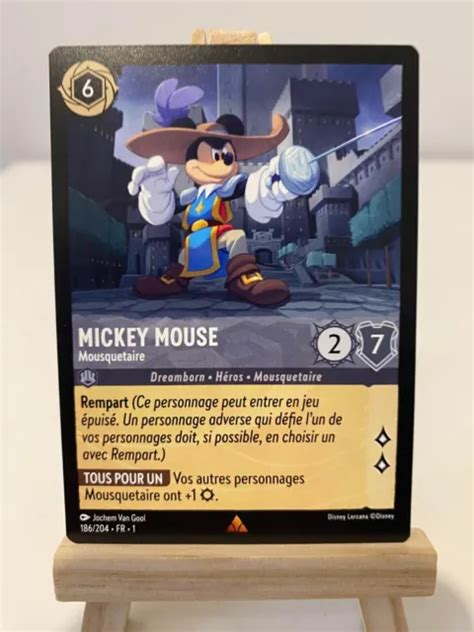 CARTE DISNEY LORCANA Chapitre 1 Mickey Mouse 210 204 Neuve Non