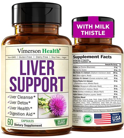 Buy Liver Cleanse Detox Repair Milk Thistle Supplement Liver Support