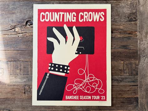 Counting Crows 2023 Gig Poster - Etsy