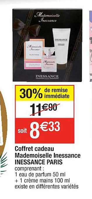 Offre Coffret Cadeau Mademoiselle Inessance Inessance Paris Chez Cora