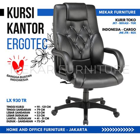 Jual PREORDER Kursi Kantor Direktur Ergotec LX 930 TR Mekar Furniture