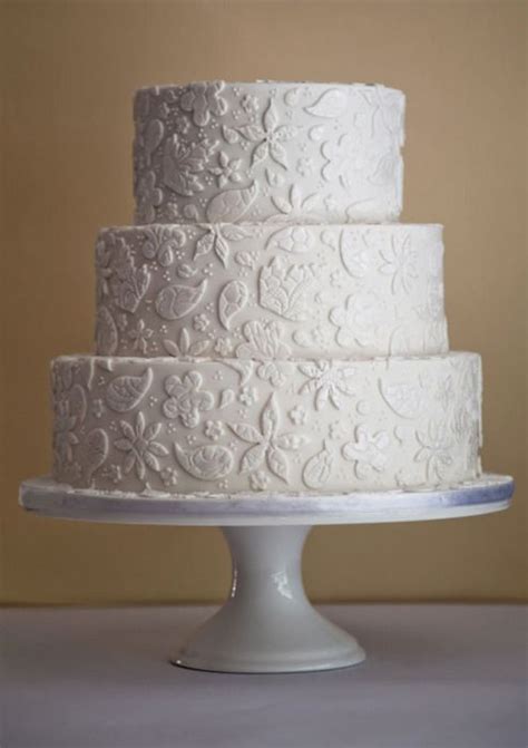 White Wedding Cake Detail Wedding Cake Details Cake Wedding Cakes