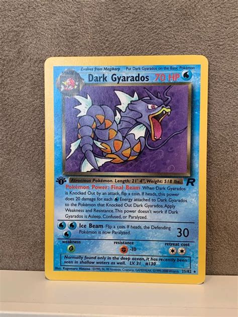 Edition Dark Gyarados Rare Eng Pokemon Team Rocket Kaufen