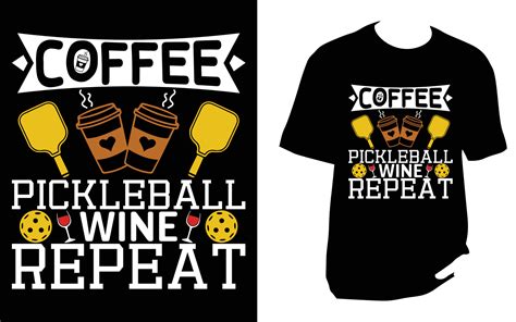 Pickleball T Shirt Design Vector Art At Vecteezy