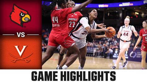 Louisville Vs Virginia Womens Basketball Highlights 2022 23 Youtube