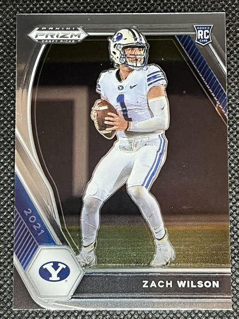 2021 Panini Prizm Football Draft Picks ZACH WILSON RC 105 New York