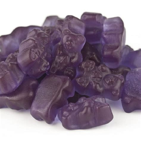 Purple Gummi Bears 2 pounds Purple Candy grape gummy bears - Walmart.com - Walmart.com