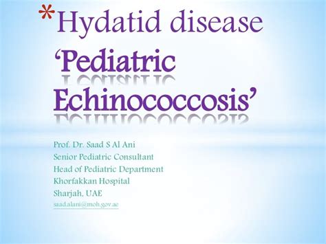 Hydatid disease