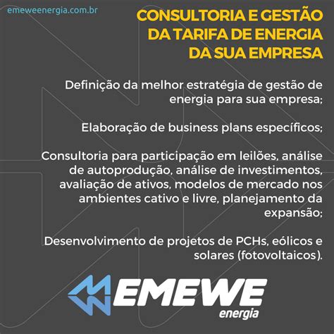 Você Conhece O Mercado Livre De Energia Emewe Gestão E