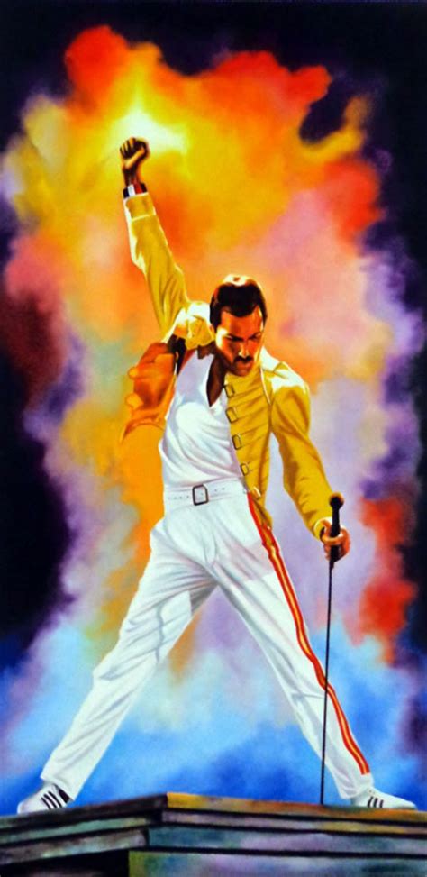 Freddie Mercury Painting By Hector Monroy Jose Art Gallery