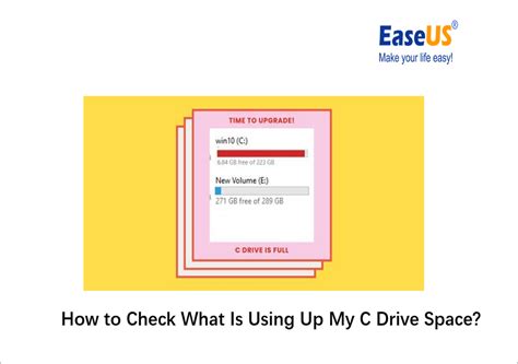 How To Check What Is Using Up My C Drive Space Easy And Safe