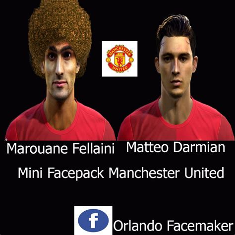 Pes Modif PES 2013 Mini Facepack Manchester United By Orlando Facemaker