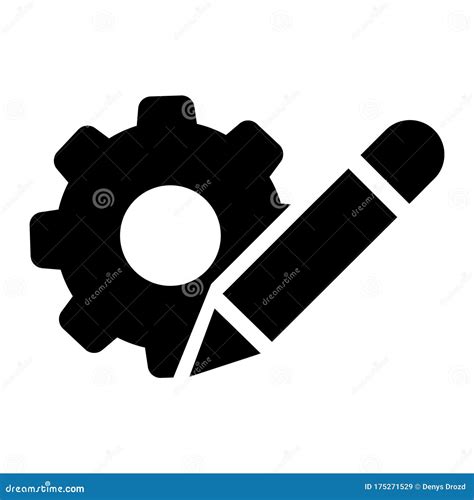 Customisation Vector Icon Customize Illustration Sign Mechanical