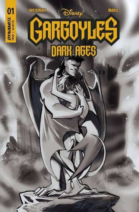 Gargoyles Dark Ages 1ZA VF NM Dynamite Disney FOC 1 7 Variant