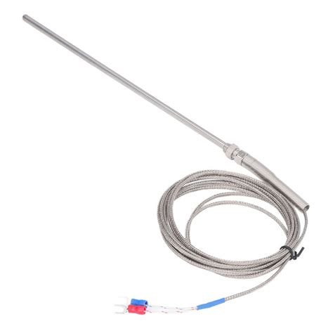 Termokopel Tipe K Probe Thermocouple 200Mm Panjang 3 Meter Untuk