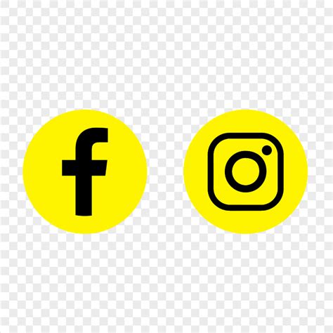 Hd Facebook Instagram Black Outline Square Logos Icons Png Citypng