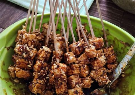 Resep Sate Tempe Nikmat Dan Sensasi Gurih Yang Bikin Nagih